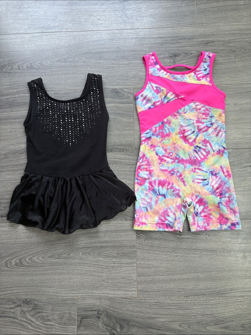 Girls Gymnastics & Dance Leotards (2)- size 6-6x